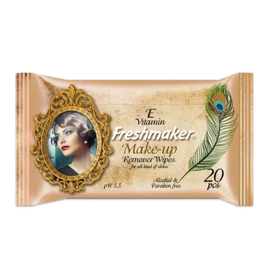 FRESHMAKER Nedves törlőkendő 20lap SMINKLEMOSÓ