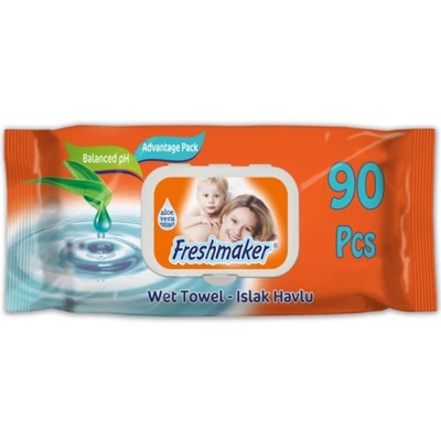FRESHMAKER Nedves törlőkendő 90lap AVANTAJ BABY KUPAKOS