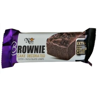 NAZARI BROWNIE Piskóta 60g CSOKOLÁDÉDARABOKKAL