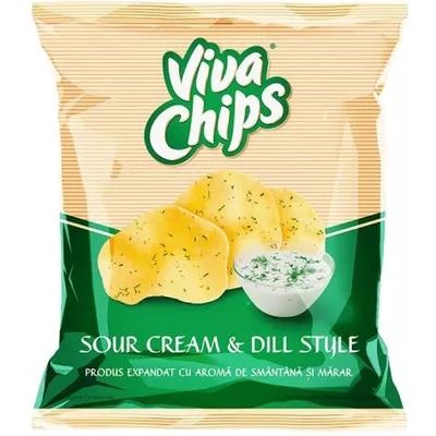 VIVA Chips 50g TEJFÖLÖS-KAPROS ÍZŰ (347)