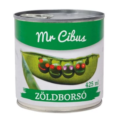 Cibus Zöldborsó 425ml TÉPŐZÁRAS DOBOZOS