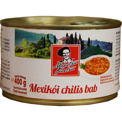 MAESTRO PIETRO Babkonzerv 400g MEXIKÓI CHILI