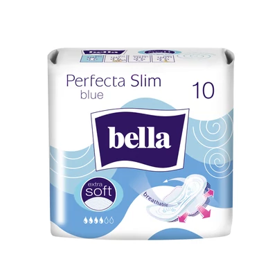 BELLA Perfecta Eü.betét 10db-os SLIM BLUE BE-013-RW10-290