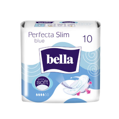 BELLA Perfecta Eü.betét 10db-os SLIM BLUE BE-013-RW10-290