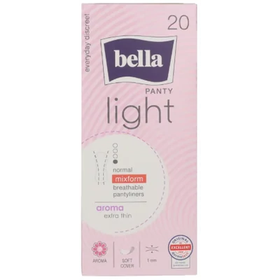 BELLA Panty Light Tisztasági betét 20db-os AROMA BE-022-RZ20-W14