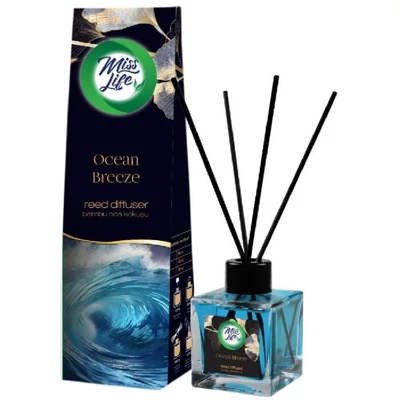 Miss Life Bamboo Légfrissítő 100ml PÁLCIKÁS OCEAN BREEZE ML-90010