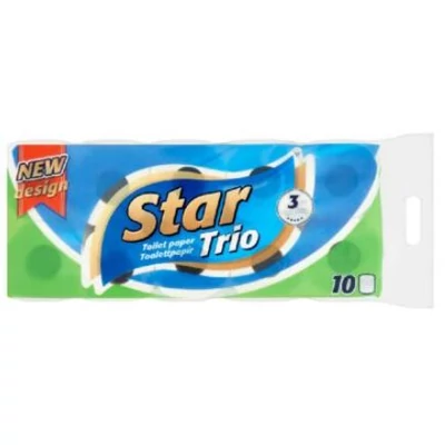 Star Trio E.ü papír 10tekercs 3réteg 85lap