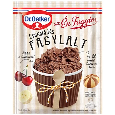 DR. OETKER Fagylaltpor 82g CSOKOLÁDÉS