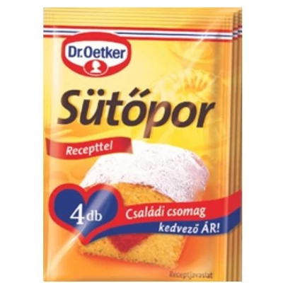 DR. OETKER Sütőpor 4x12g CSALÁDI CSOMAG