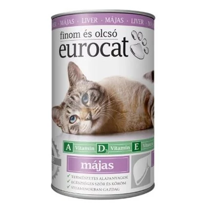 EURO CAT Macskaeledel 415g MÁJ