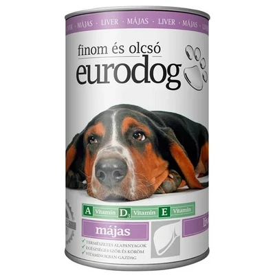 EURO DOG Kutyaeledel 415g MÁJ