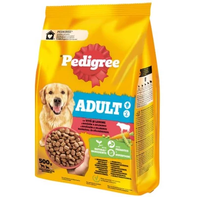 PEDIGREE Kutyaeledel száraz 500g MARHA-ZÖLDSÉG