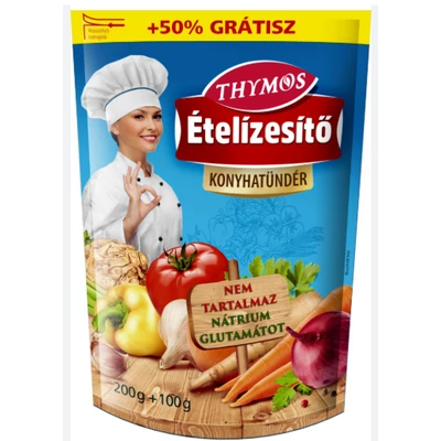 THYMOS Ételízesítő 200+100g KONYHATÜNDÉR N.G. MENTES