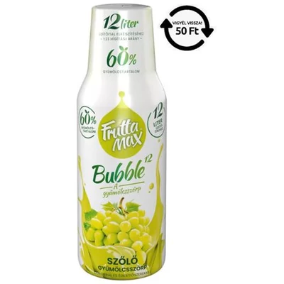 FRUTTAMAX DRS! Szörp 500ml BUBBLE12 SZŐLŐ