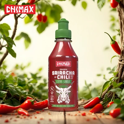 CHIMAX Chili Szósz 250ml EXTRA FOKHAGYMÁVAL (zöld)