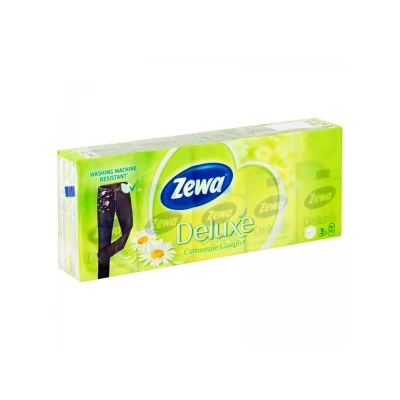 ZEWA Papírzsebkendő 3rétegű 10x10db CHAMOMILE