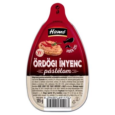 HAMÉ Pástétom 105g ÖRDÖGI ÍNYENC