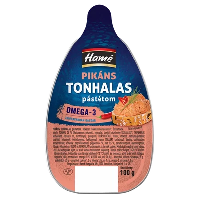 HAMÉ Pástétom 100g TONHALAS PIKÁNS